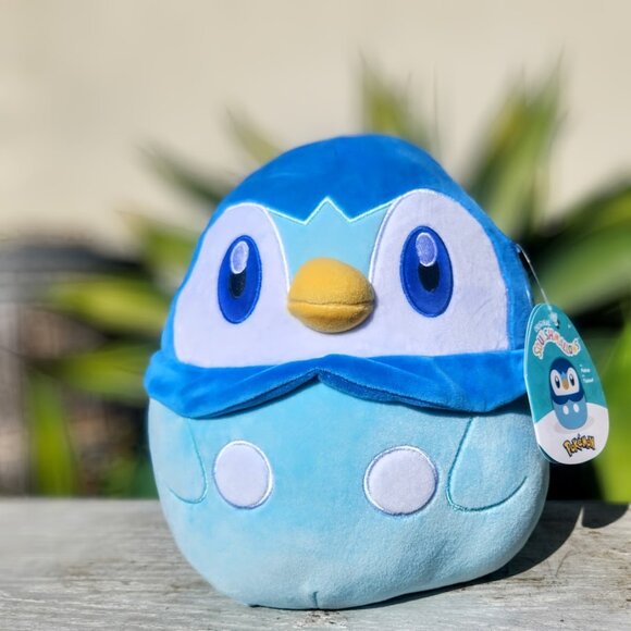 NEW Squishmallows Pokemon 10" Piplup Penguin Plush Stuffed Animal Toy VALENTINES - Picture 3 of 12